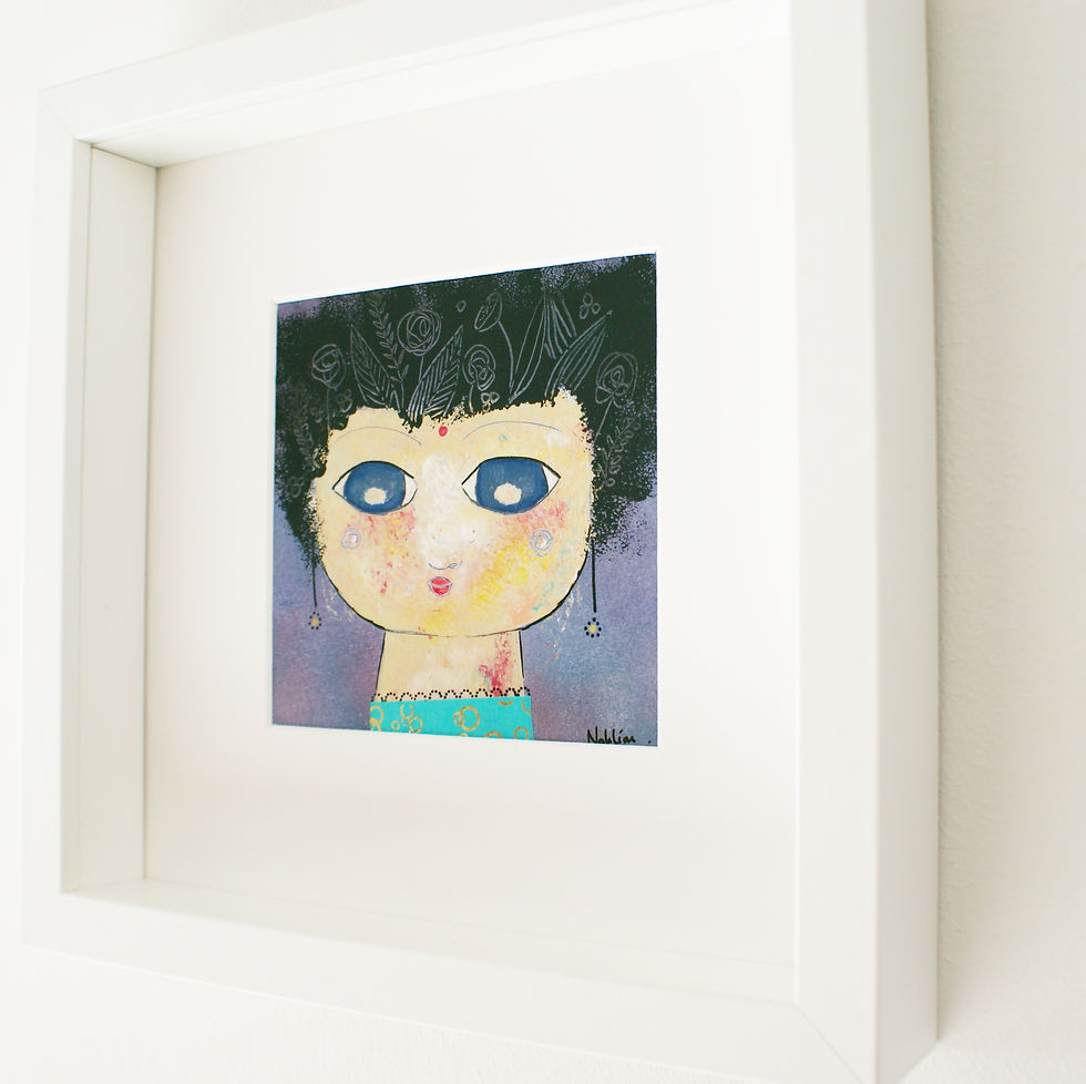 Miniature : Peinture féminine "Maya"