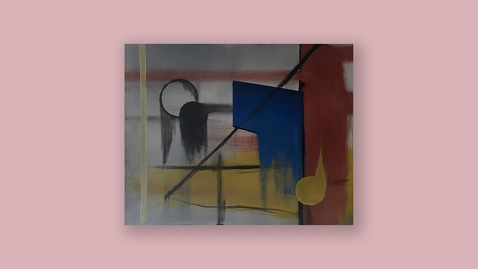 "anotha space" painting by Xavier Pierce