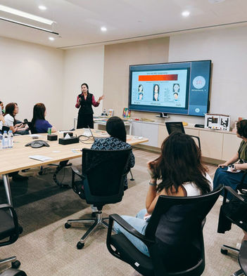 personal colour workshop in Singapore, colour analysis in Singapore, corporate event in Singapore, team building activities in Singapore, professional image session, personal branding training in Singapore, wellness workshop in Singapore