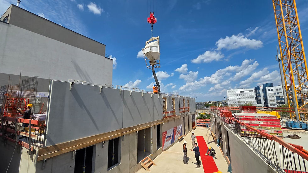 Construction progressing well.