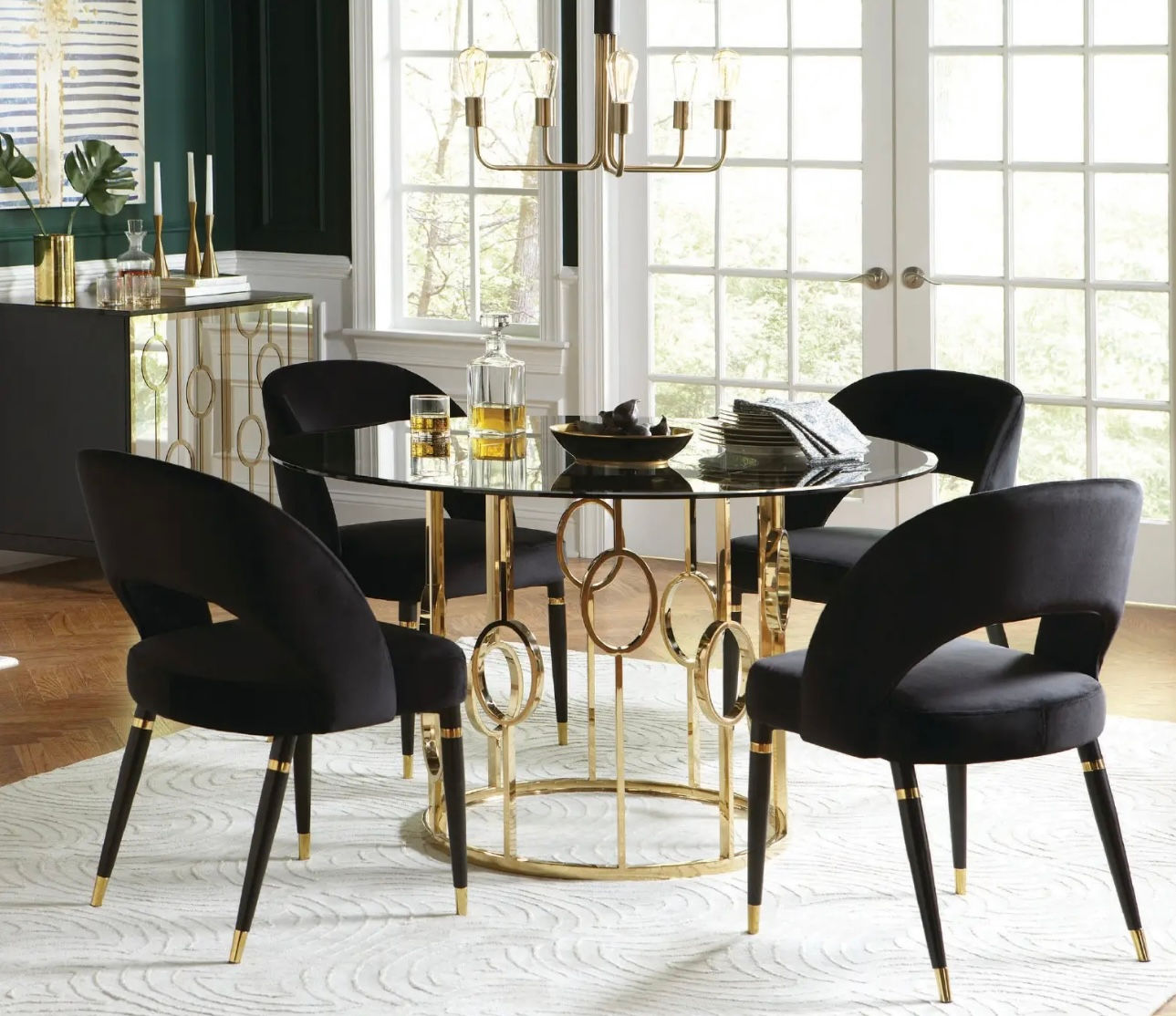 Eyelet Dining Table Set 