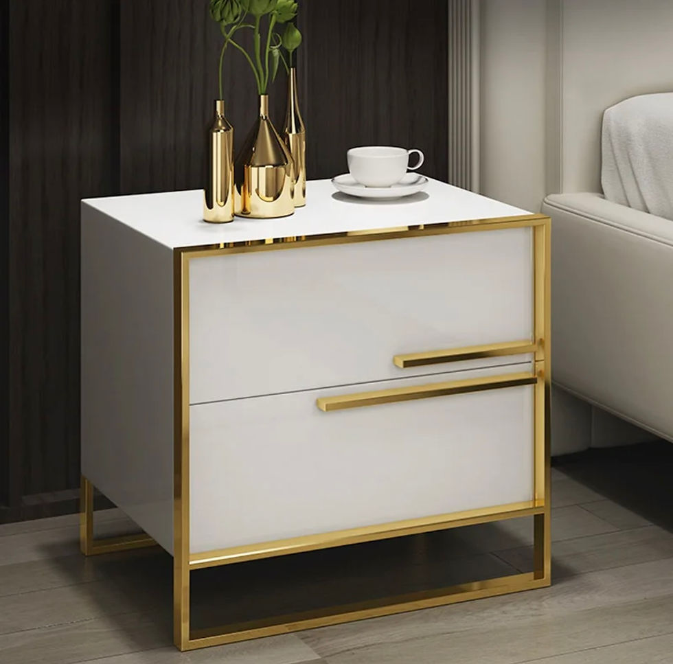 Thumbnail: Glossy BedSide Table 
