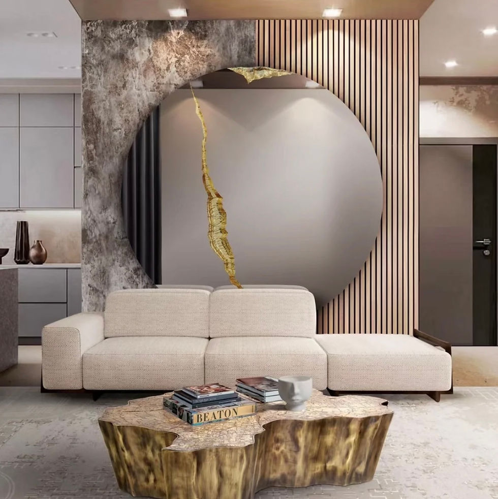 Thumbnail: Thunder Gold Coffee Table 8080 