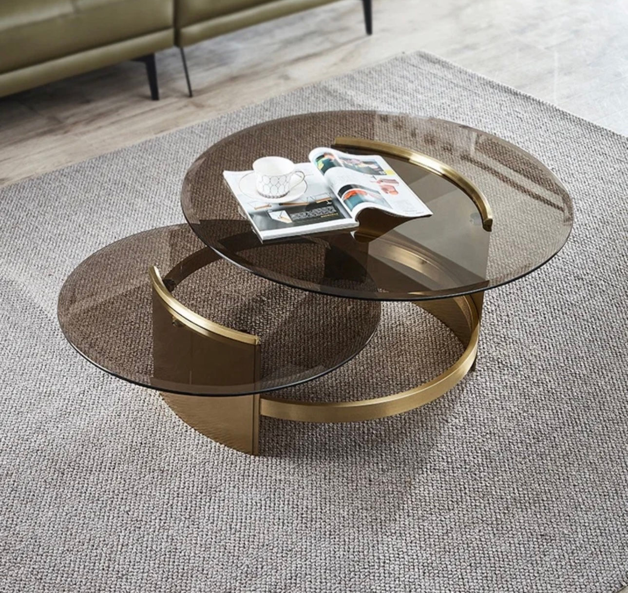 Tempered Glass Coffee Table 8401 