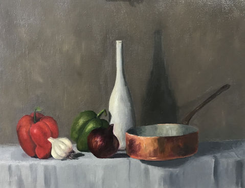 Still Life with Copper Pan (SOLD)