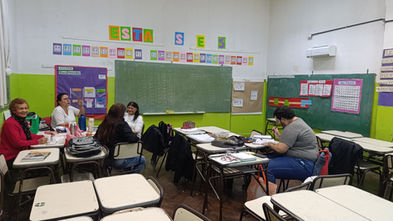 En la escuela nocturna
