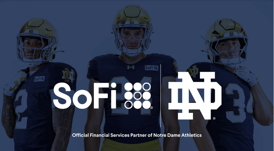 📸 Credit: https://fightingirish.com/notre-dame-and-sofi-launch-landmark-multi-year-partnership/