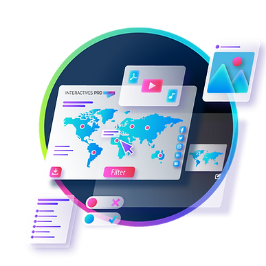 Interaktive Infografiken und Webseiten