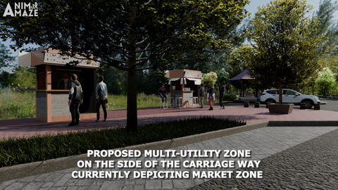 3D Rendered Image of Kharicut Canal - Proposed Phase 2 Development 