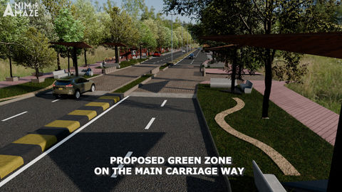 3D Rendered Image of Kharicut Canal - Proposed Phase 2 Development 