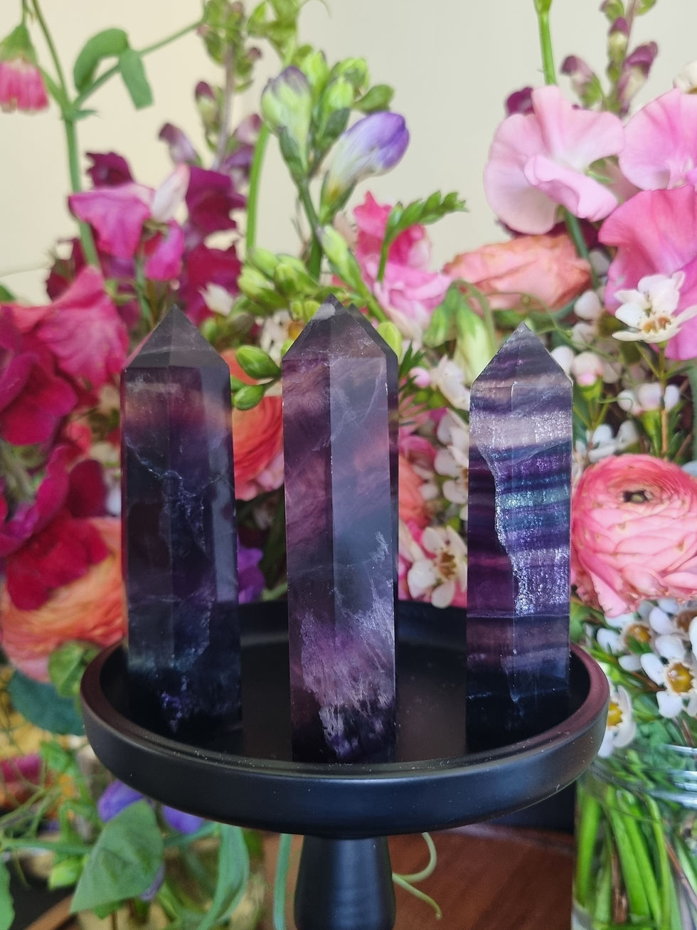Rainbow Fluorite Large