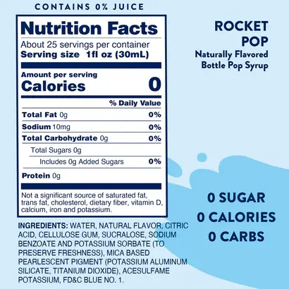 Thumbnail: Sugar Free Rocket Pop Syrup