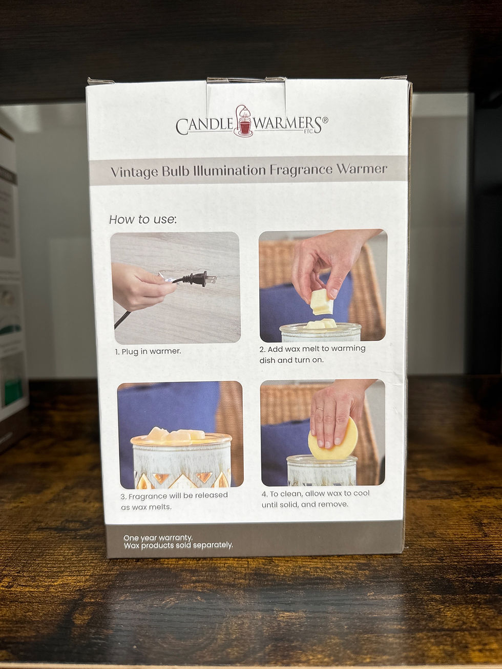 Thumbnail: Candle Warmers Etc. Lone Star Vintage Bulb Illumination Candle Warmer