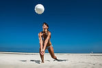 Beach-Volleyball-Spieler