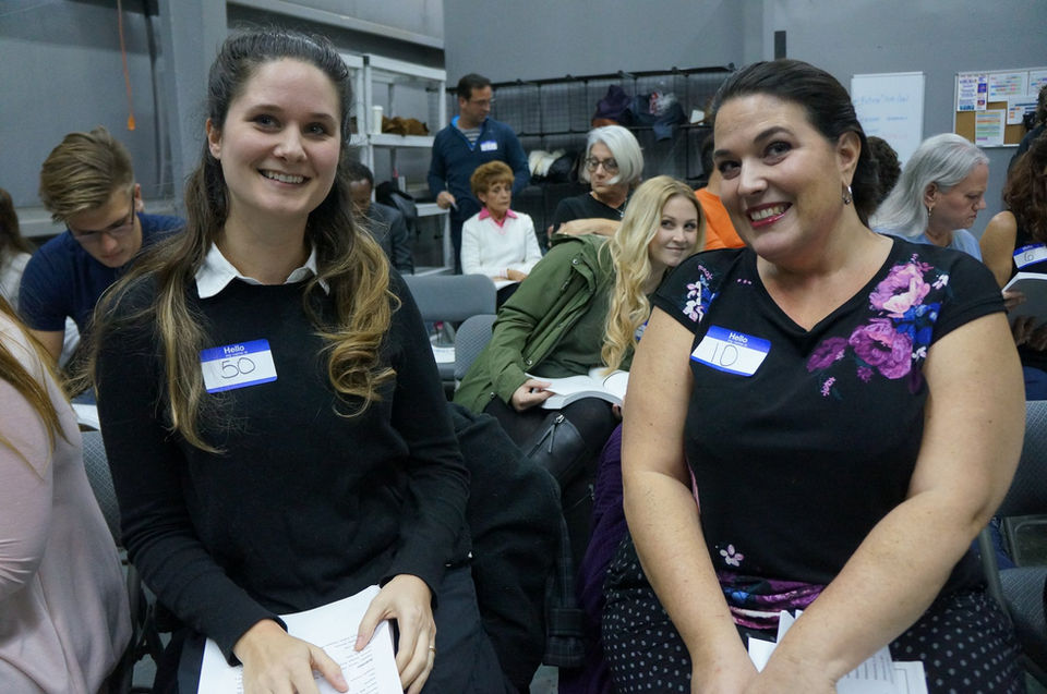 Women Auditioning