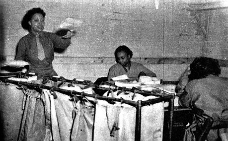 Three Women Working from National Archives