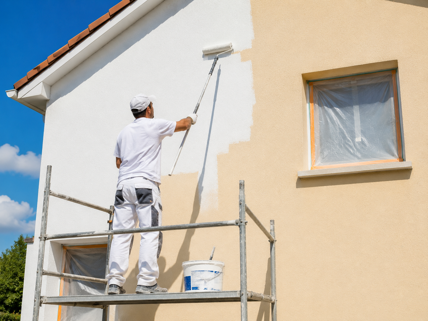 Pintura exterior completa