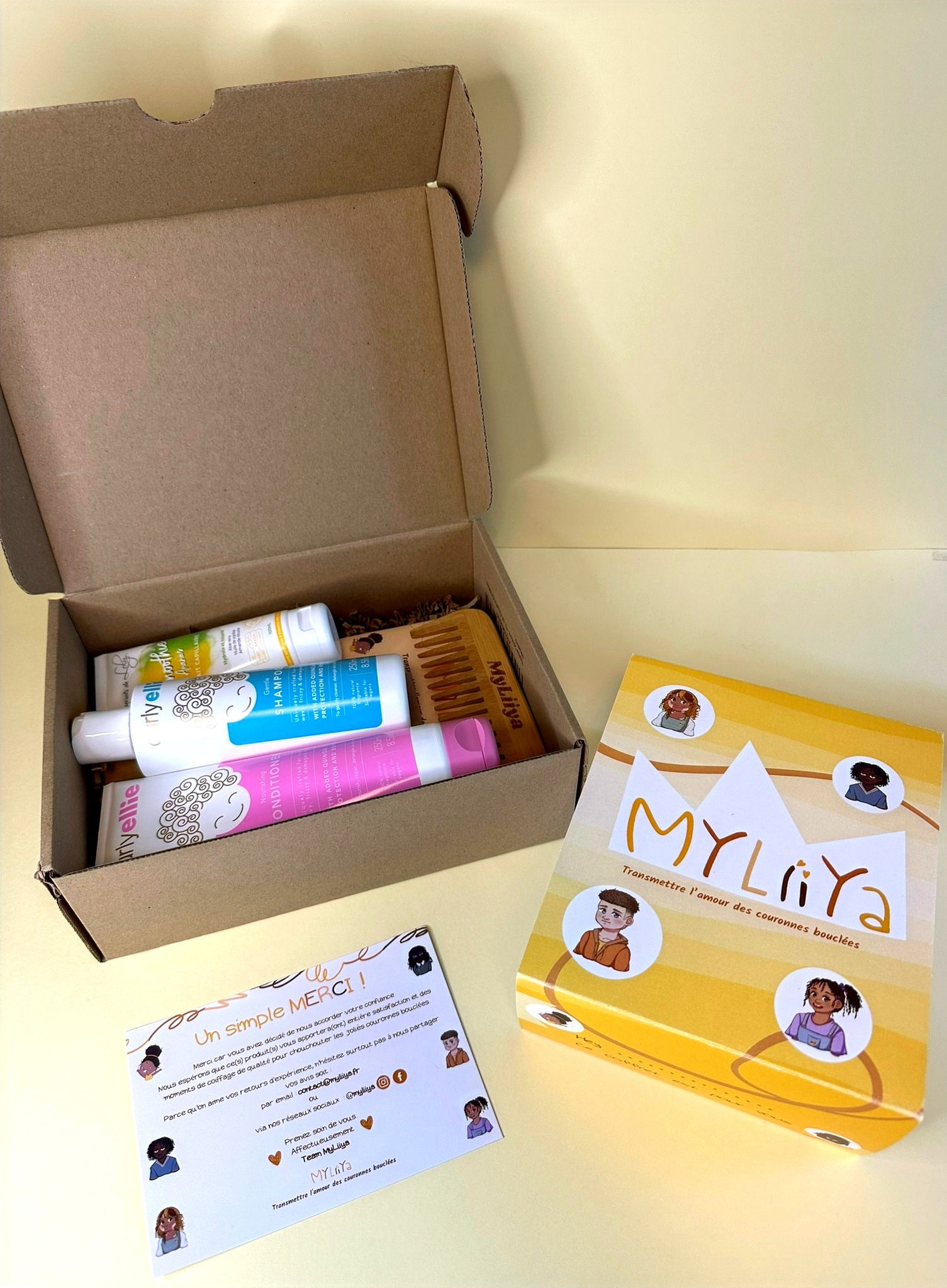 Coffret MyLiiya®  - Pour cheveux Bouclés