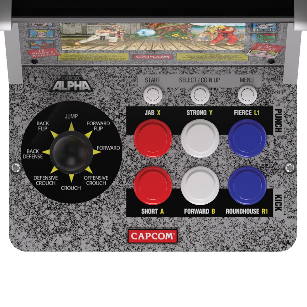 Thumbnail: Evercade Alpha Street Fighter Bartop Arcade - Evercade