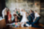 Wedding timeline day sample with bride and groom photos