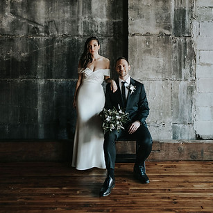 Bride Groom Bouquet Olio Modern Industrial Event Space Wedding Venue Boston Massachusetts New England Historic Unique Nontraditional