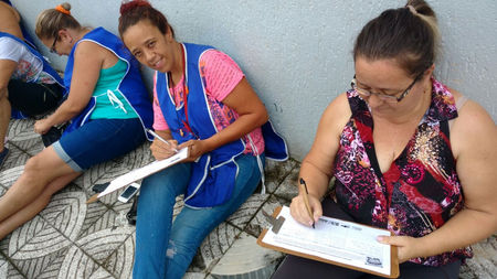 Sindicato realiza coleta de assinaturas contra a Reforma da Previdência