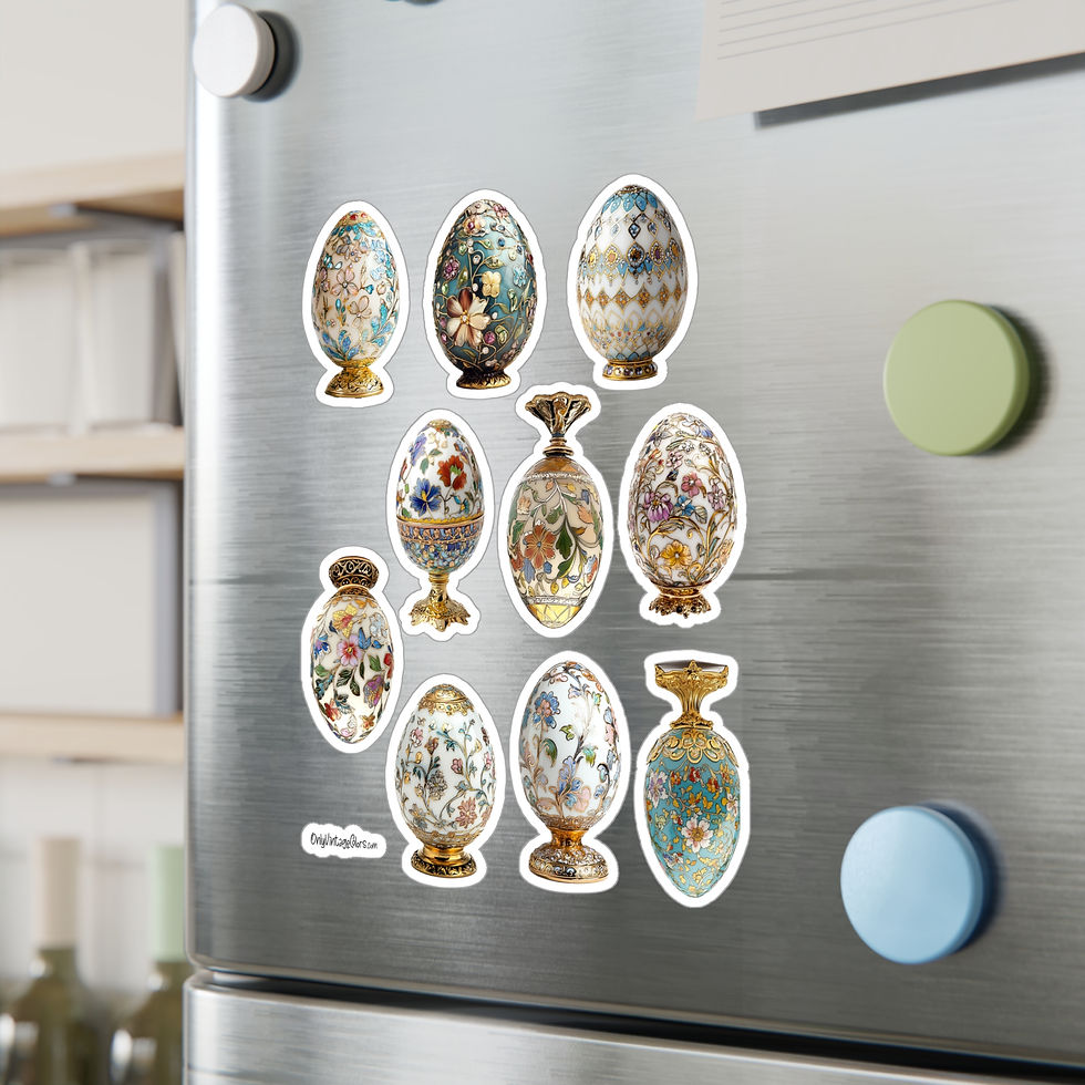 Stickers: Cloisonne Eggs  #2141