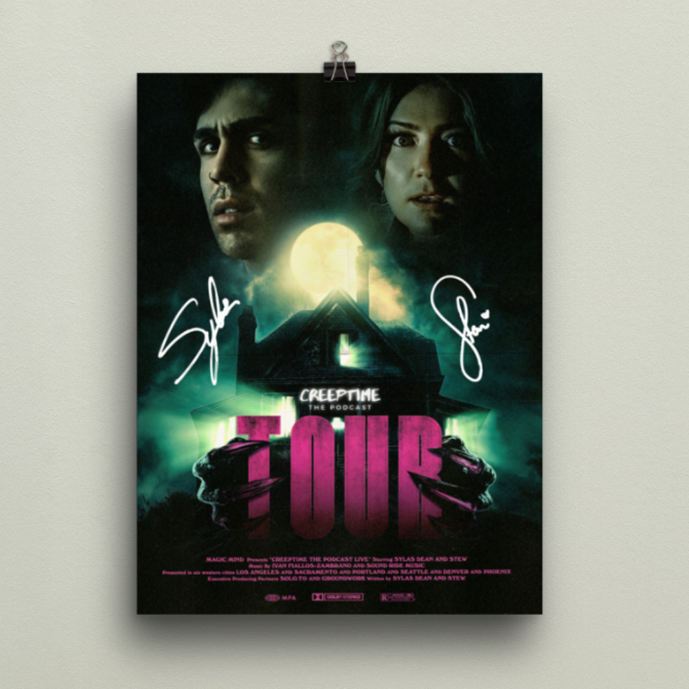 SIGNED "CreepTime 2025 Tour" 12” X 16” Premium Glossed Poster *LIMITED*