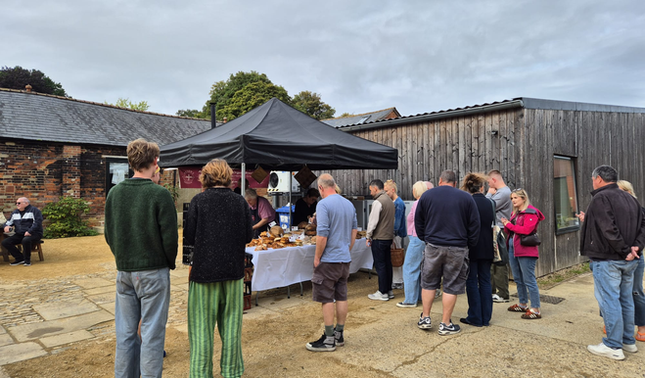Wonderful producer from farmers and local producers on offer at Dummer Down Farm