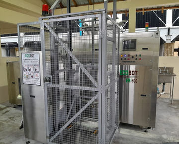 Ecobot composting machine at Intercontinental Maldives