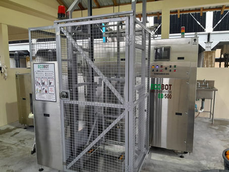 Ecobot composting machine at Intercontinental Maldives