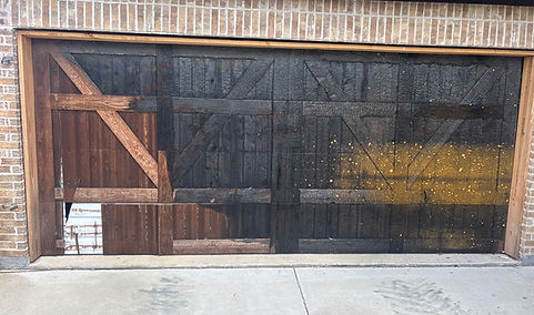 Residential Garage Door installation in Celina, Texas