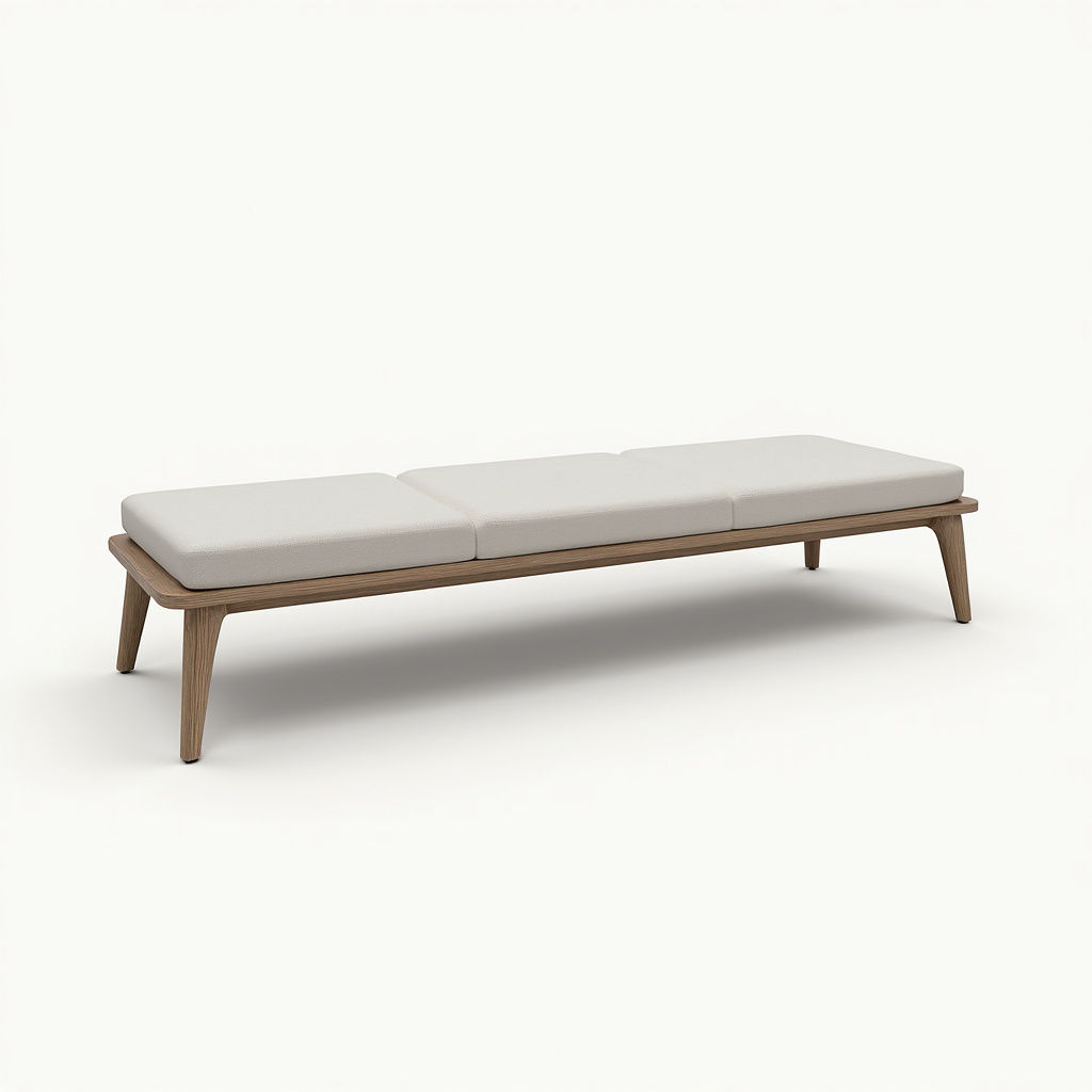Rectangular Bench Footrest