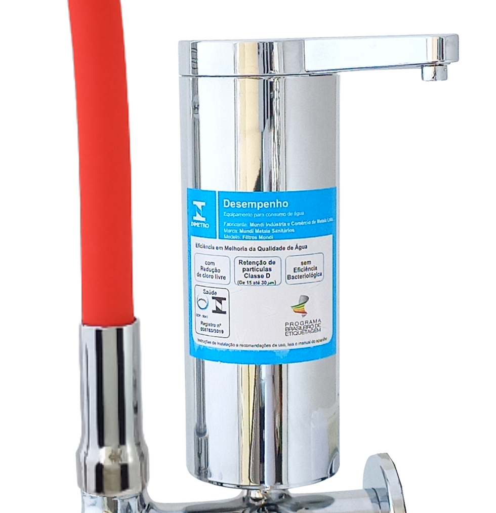 Miniatura: 2161 CF80 Torneira Gourmet Vermelho Max C/ Filtro Para Parede de Cozinha