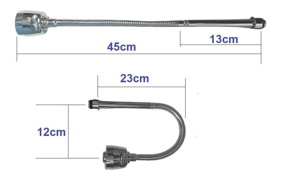 Miniatura: 2163 C80 Torneira Gourmet Cromada P/Filtro 1/4" ou Purificador 1/2" Parede