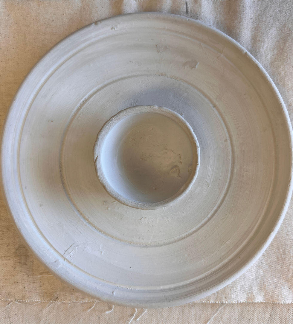 Handbuilding Project: Make a Chip & Dip Platter
