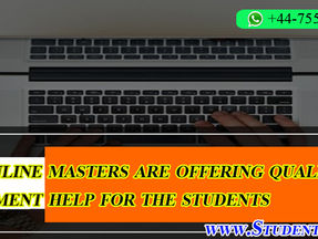 Maintain High Grade With Masters Assignment Help