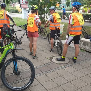 Cortège vélo de Grenoble à Vif pour le départ du tour de France