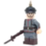 WW1 German Infantryman (1914-1915) Minifigure Front