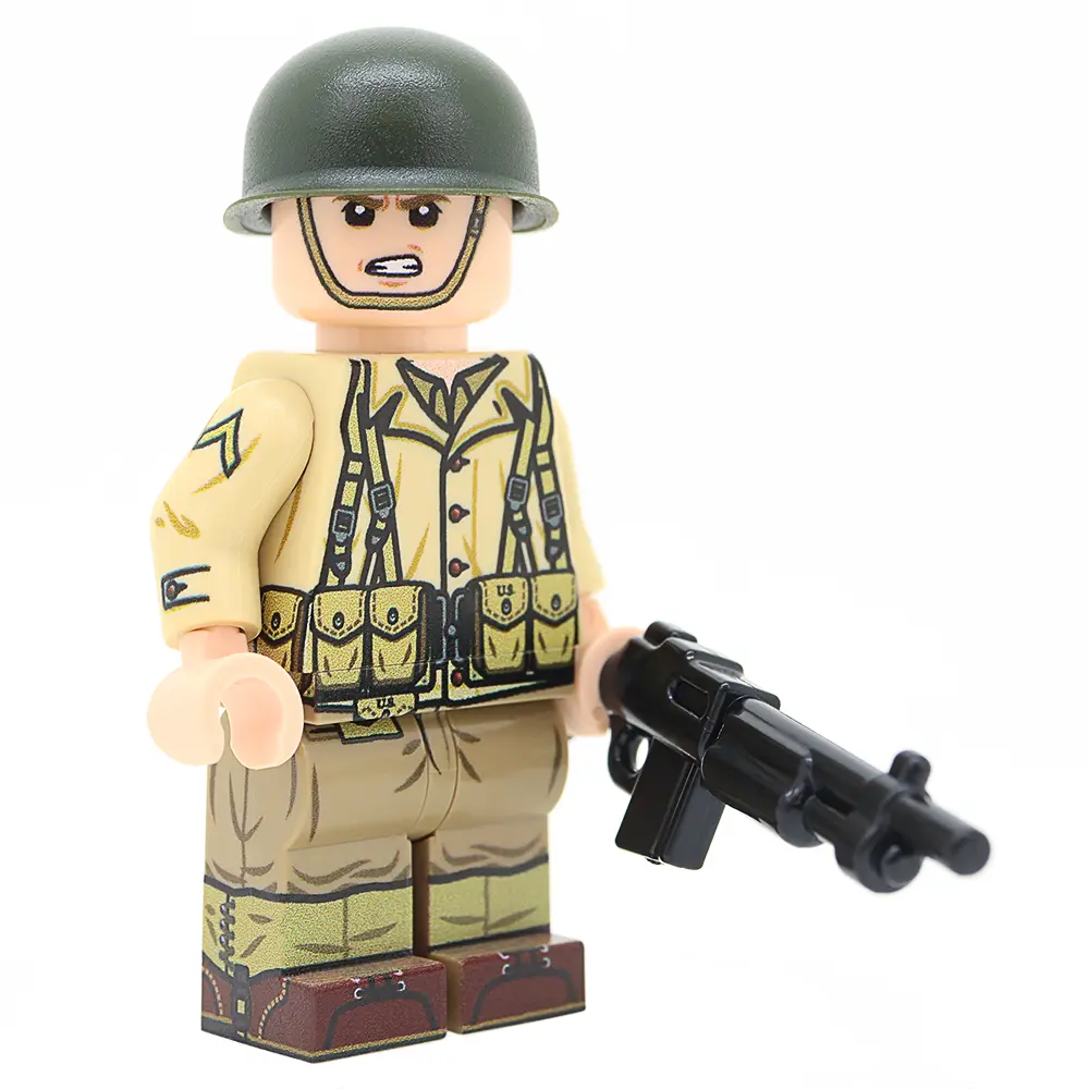 WW2 U.S. Army BAR Gunner Minifigure