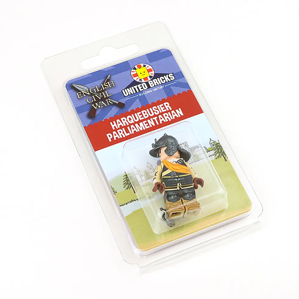 Thumbnail: English Civil War Harquebusier (Parliamentarian) Minifigure Packaging