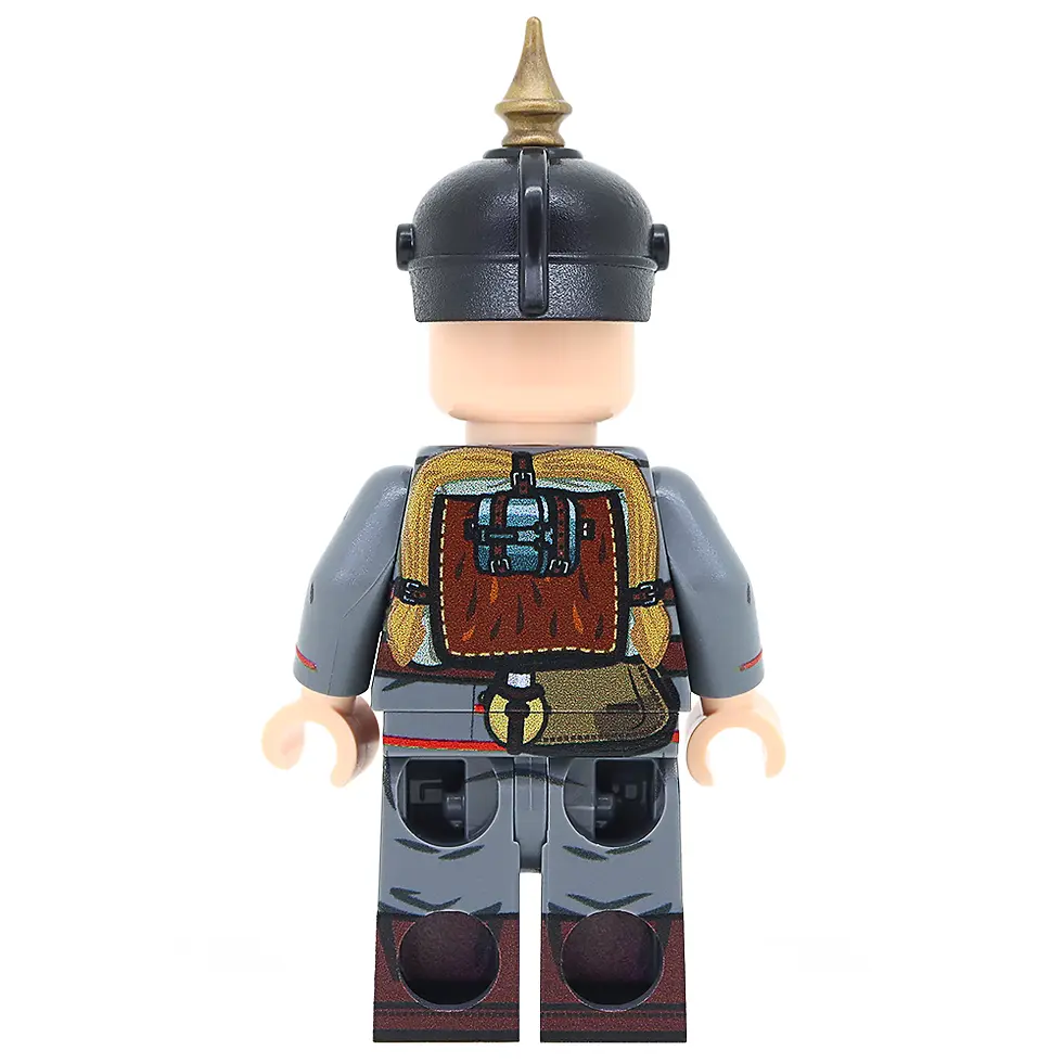 WW1 German Infantryman (1914-1915) Minifigure Back