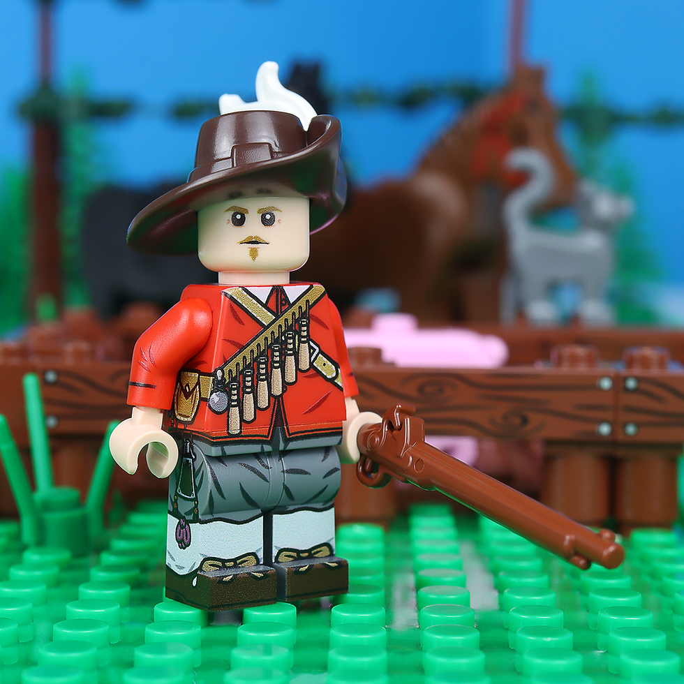 Thumbnail: English Civil War Musketeer (Red) Minifigure