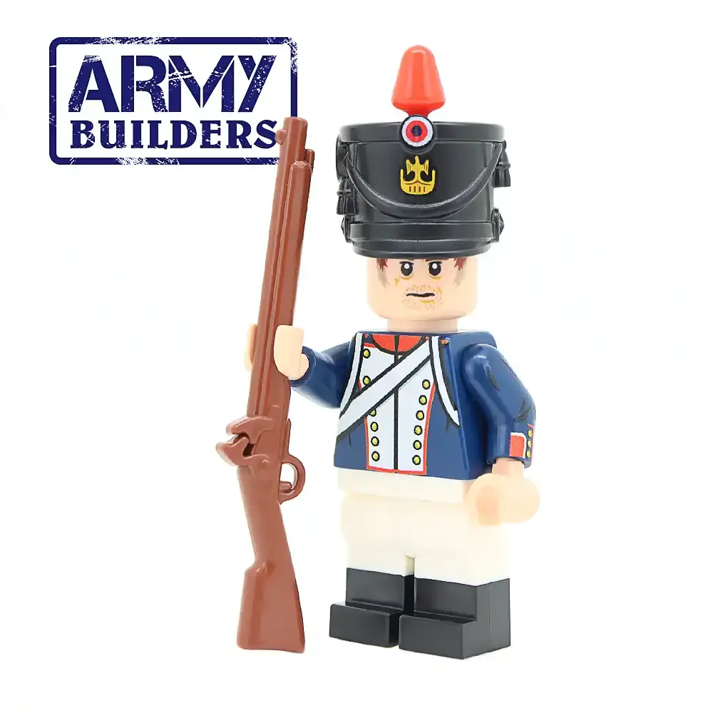 Napoleonic French Line Infantry Fusilier (1812-1815) - Army Builders