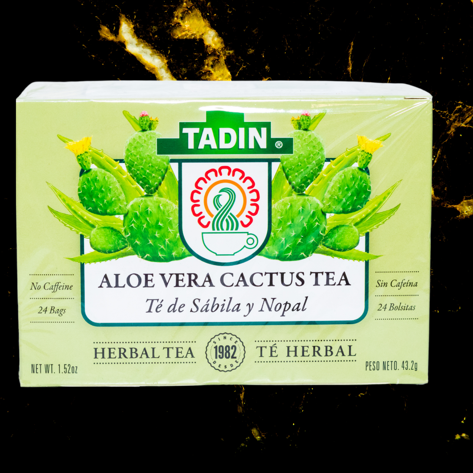 Aloe vera cactus tea