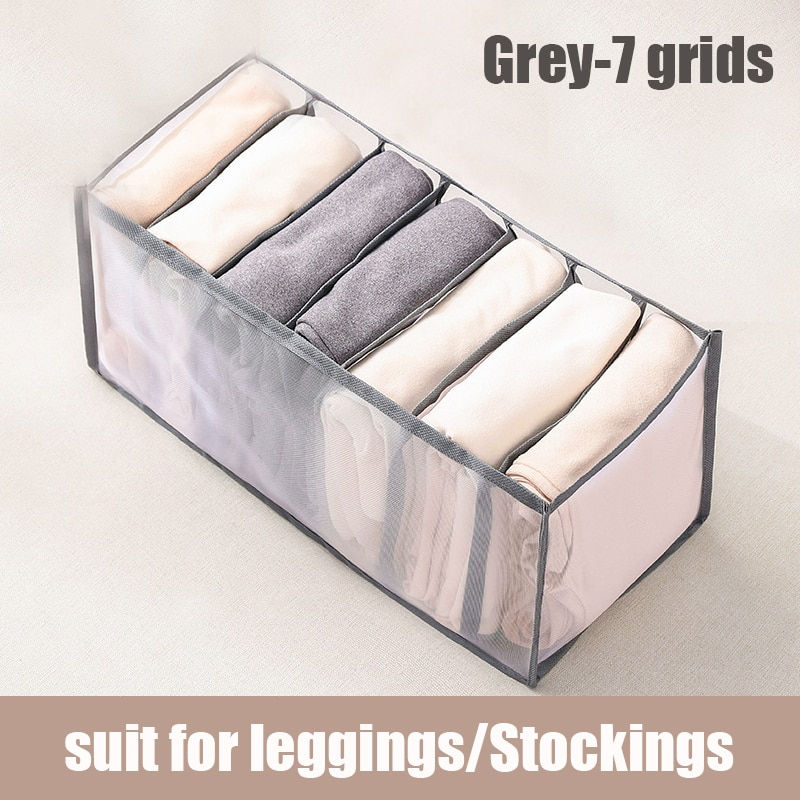 Miniature : Foldable Drawer Closet Storage Organizer Divider Boxes for Jeans Underwear Socks