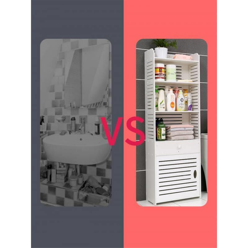 Miniature : Rangement Wc Arredo Bagno Mueble Lavabo Banyo Dolaplari Meuble Salle De Bain 