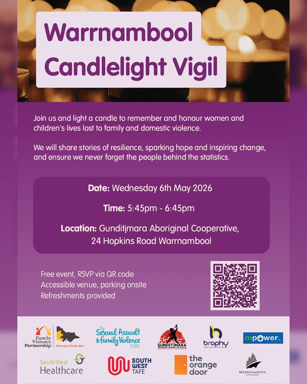 Warrnambool Candlelight Vigil - Free Event Welcome