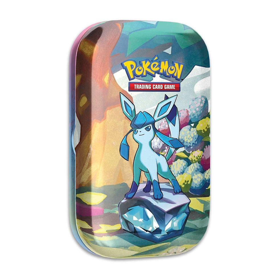 Thumbnail: Prismatic Evolutions - 1x Mini Tin (Random Assortment) - S&V - Pokémon TCG glaceon minitin toploaded.co.uk