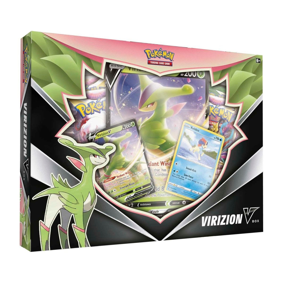 Fusion strike & Lost Origin! Virizion V Box - Sword and Shield - Pokémon TCG seen from the front toploaded.co.uk